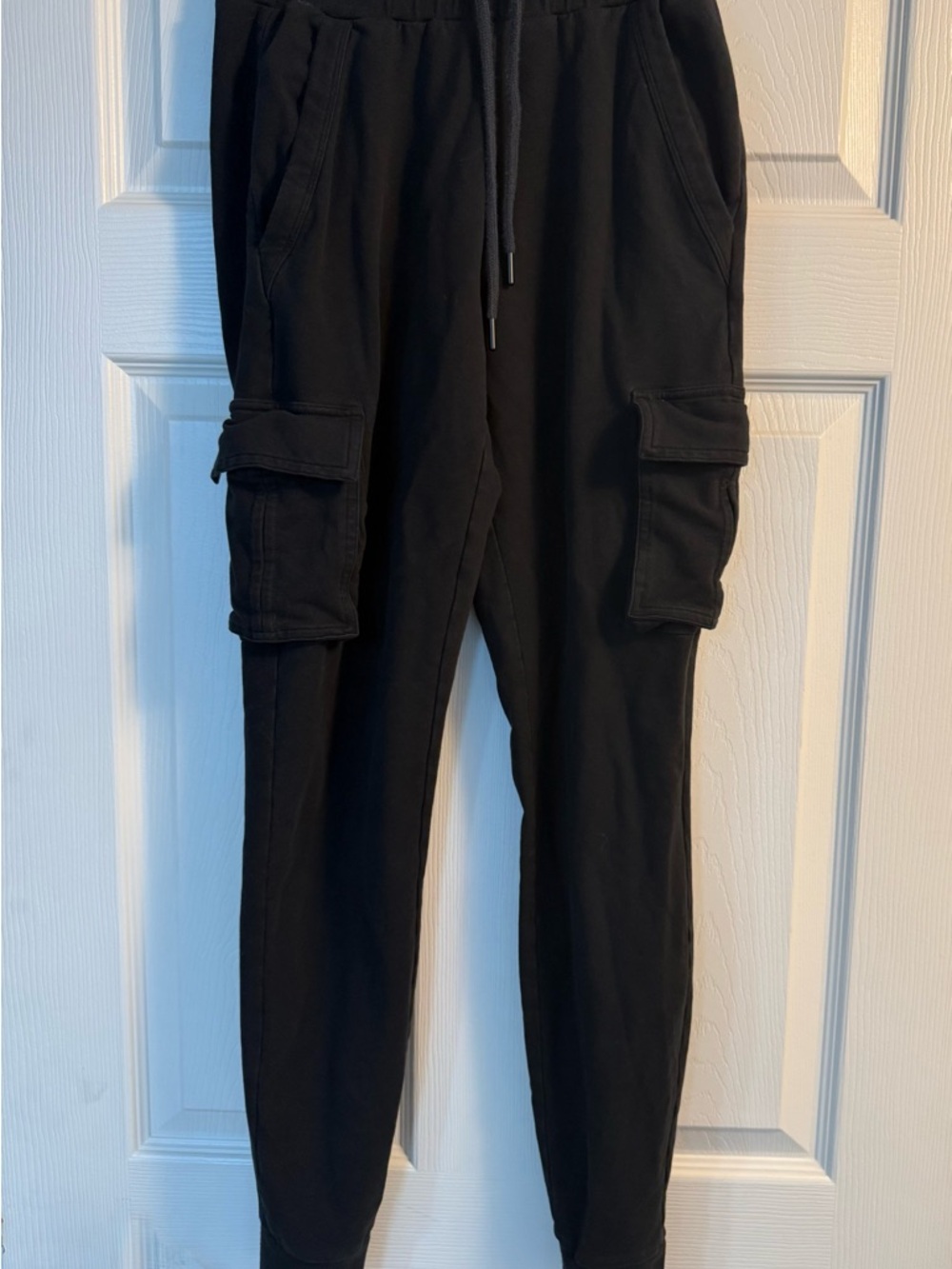 ALO Yoga Black Cargo Jogger Track Pants